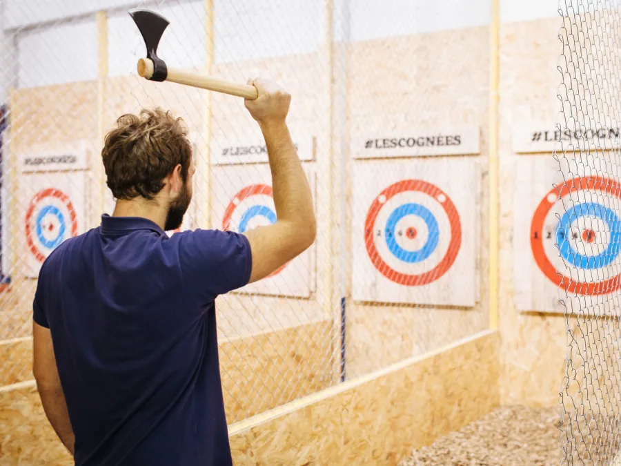Lancer de hache pour team building
